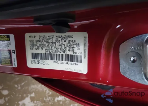 2012 Toyota Corolla S z USA, uszkodzony, nr VIN 5YFBU4EE8CP047392